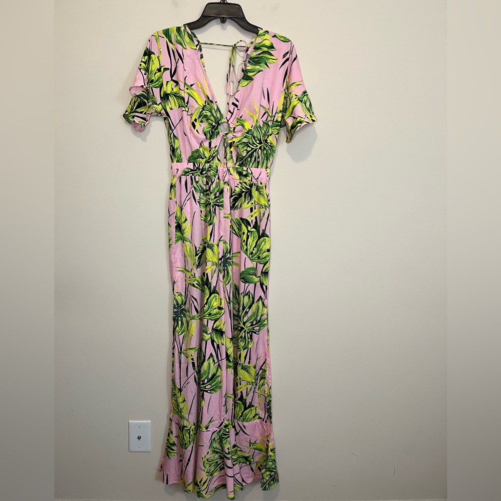 NWT ASOS Tropical Print Jumpsuit Size 6